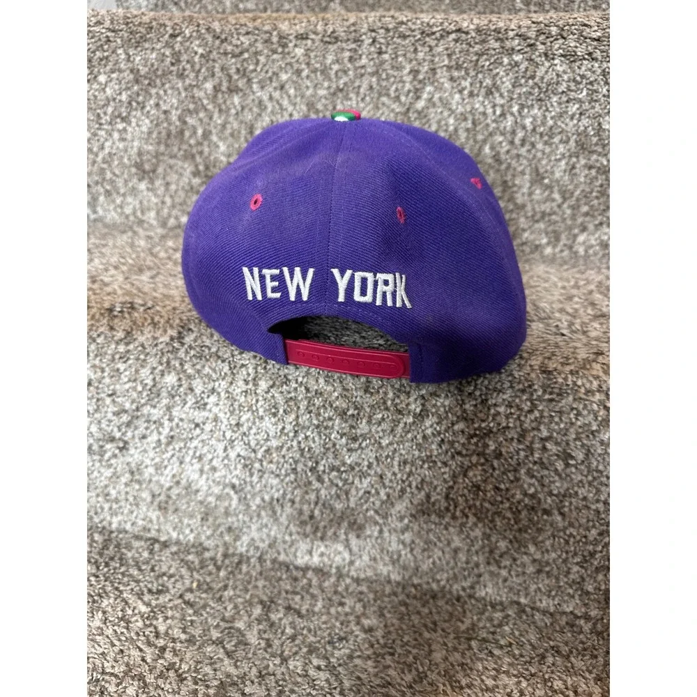 New York BMOS Snapback Hat '90s Pattern‎ Rim - Picture 3 of 4